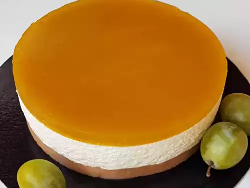 Bavarois aux prunes jaunes