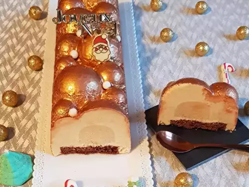 Bûche orange et pain d'épices