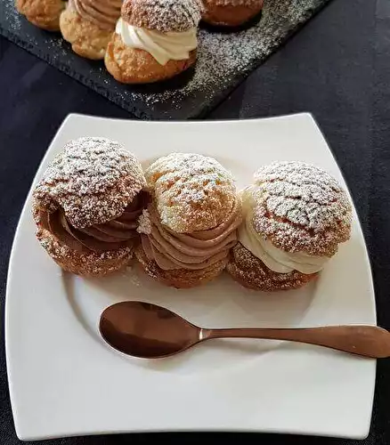 Choux aux 3 chocolats