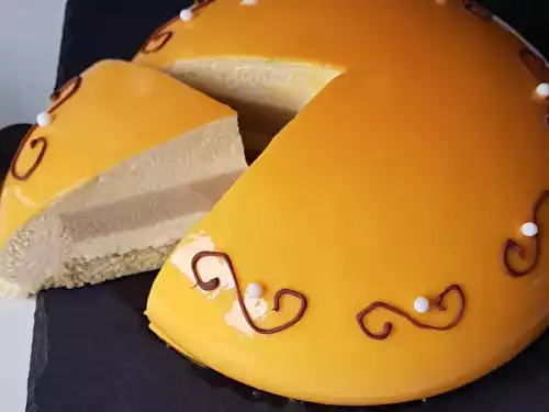 Entremet mirabelles et speculoos