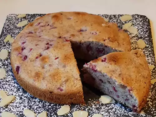 Financier framboise à partager