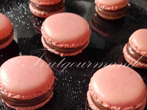 Macarons au chocolat au lait