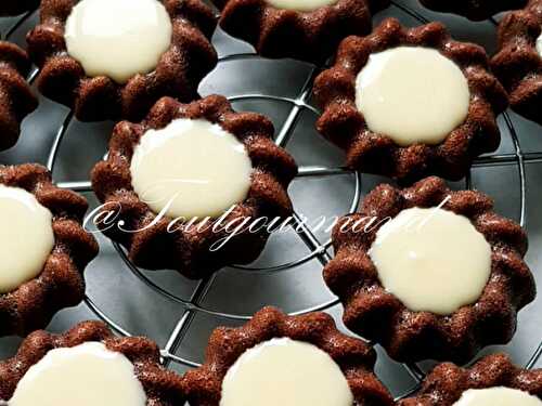 Minis st honoré au chocolat blanc