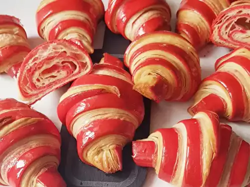 Croissant bicolore