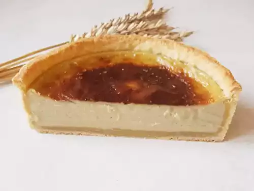 Flan à la pistache