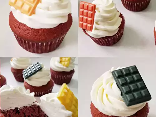 Red velvet façon cupcake