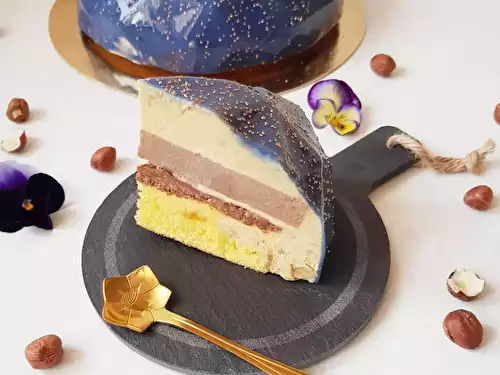 Entremet gianduja et noisette