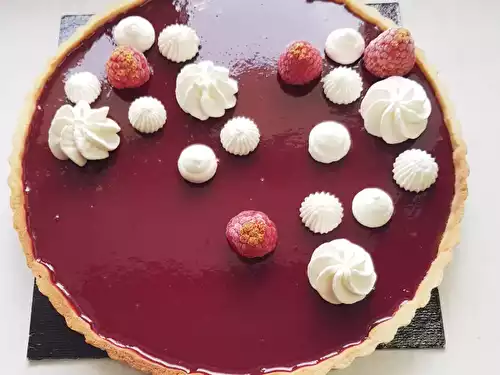 Tarte chocolat framboise