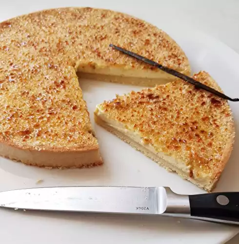 Tarte crème brûlée