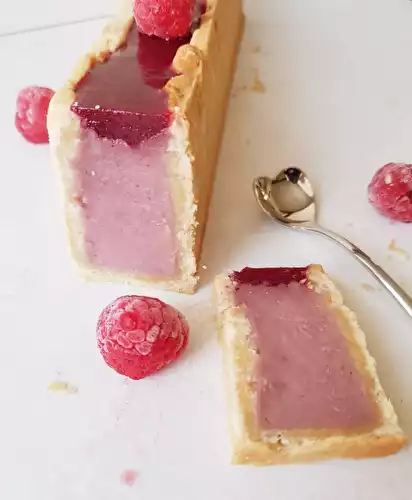 Flan à la framboise façon pâté croûte