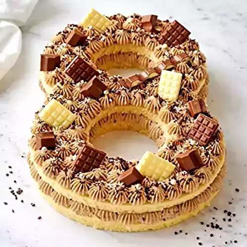 Number cake au kinder maxi | Tout gourmand