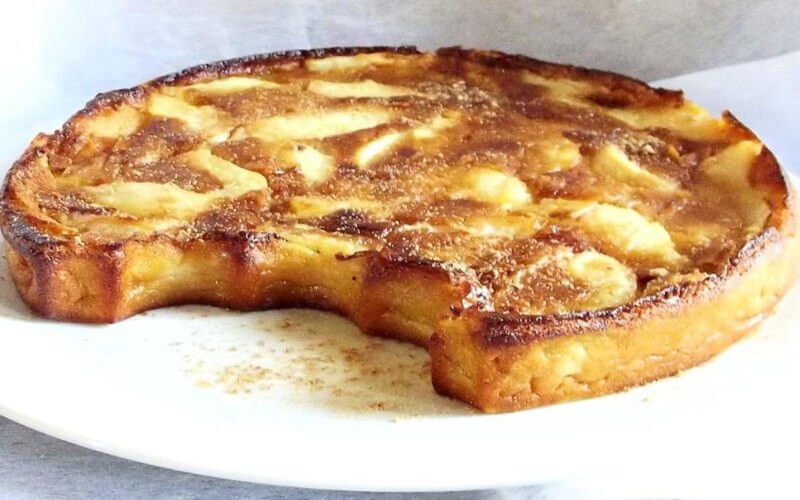 Flognarde aux pommes (avec ou sans Thermomix)