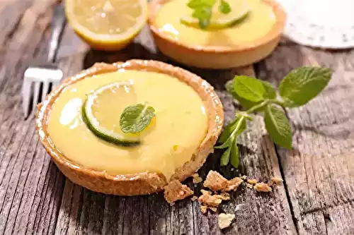 Tartelettes au citron facile à réaliser