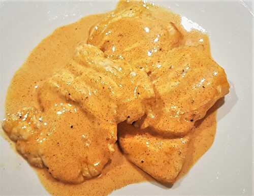 Escalope de veau à la crème et au paprika de Maman