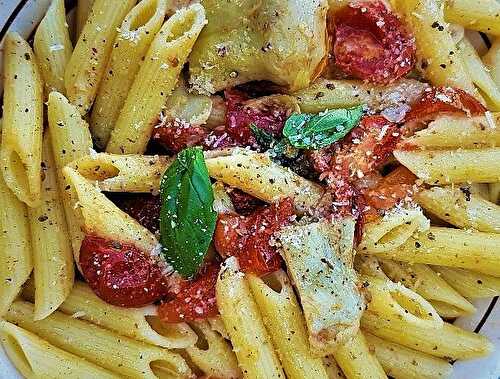 Penne aux tomates cerise – penne ai pomodorini