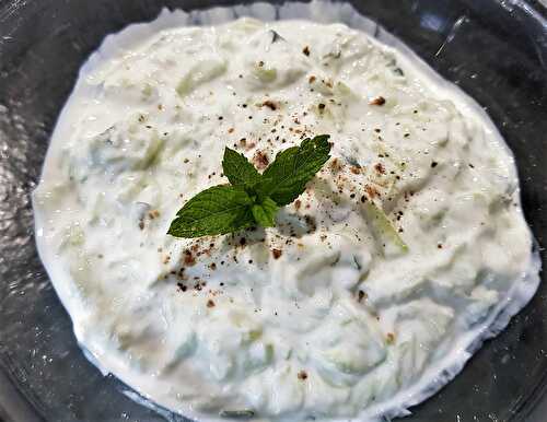 Salade de concombres à la crème