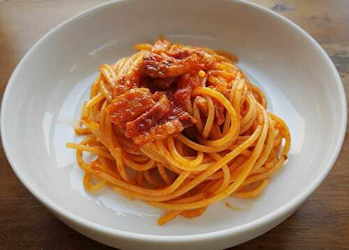 Spaghetti all' amatriciana