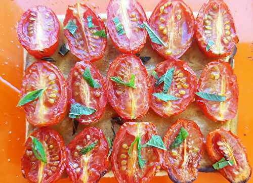 Tartelette de tomates cerise