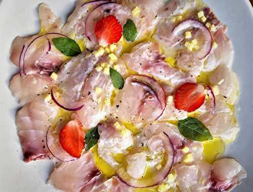 Carpaccio de dorade : l'assaisonnement parfait 