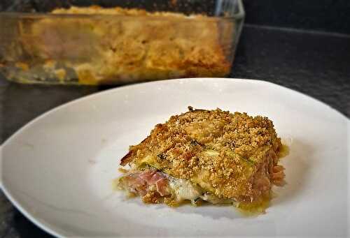 Tortina di zucchine - gâteau croustillant de courgettes sans pâte