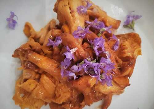 Poêlée de girolles à la façon de Jean-Pierre Vigato