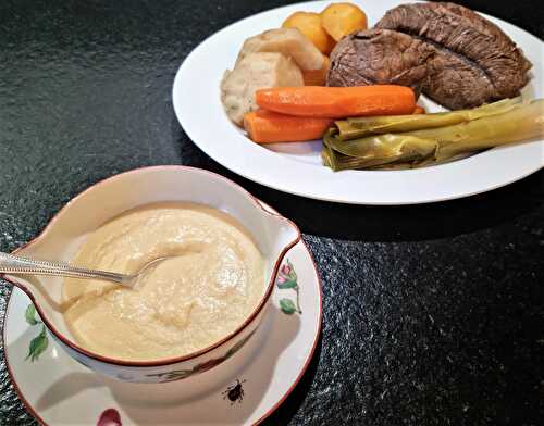 Sauce hongroise au raifort - tormamártás, pour pot au feu ou autres viandes et poissons