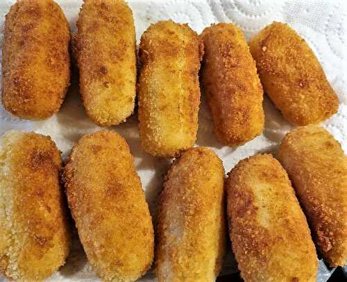 Crocchette di patate, les croquettes de pommes de terre italiennes