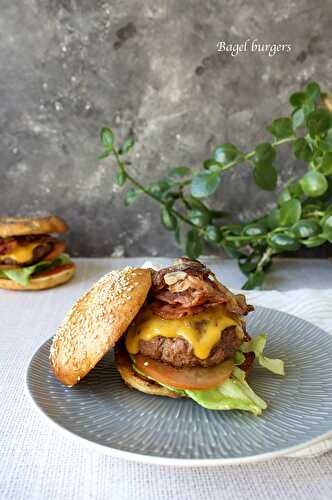 Bagel burgers