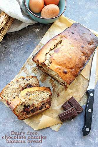 Banana bread aux pépites de chocolat (sans PLV)