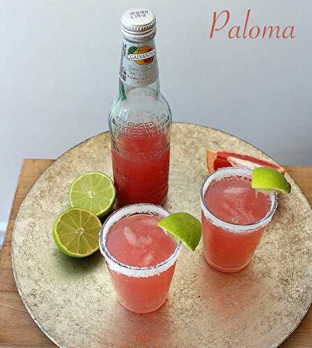 Cocktail Paloma avec Galvanina