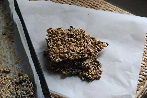 Crackers aux graines (vegan)