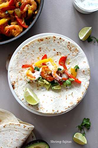 Fajitas aux crevettes