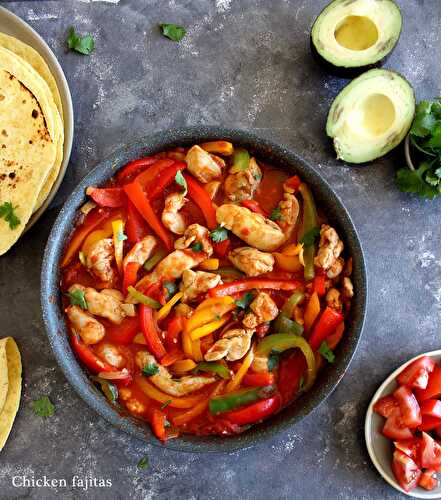 Fajitas de poulet