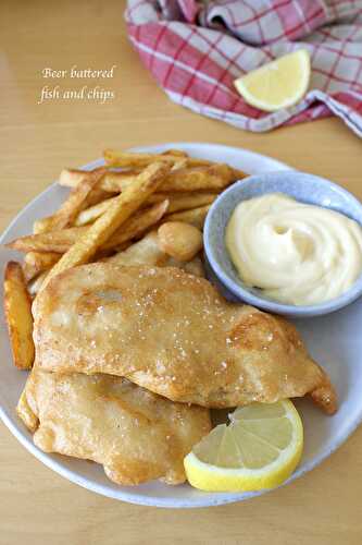 Fish and chips, pâte à frire à la bière