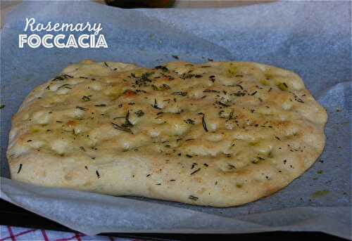 Fougasse au romarin