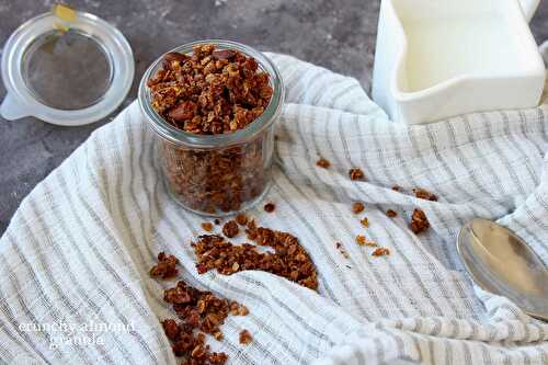 Granola croustillant aux amandes