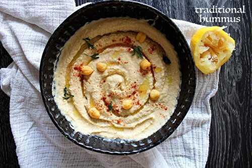 Houmous traditionnel