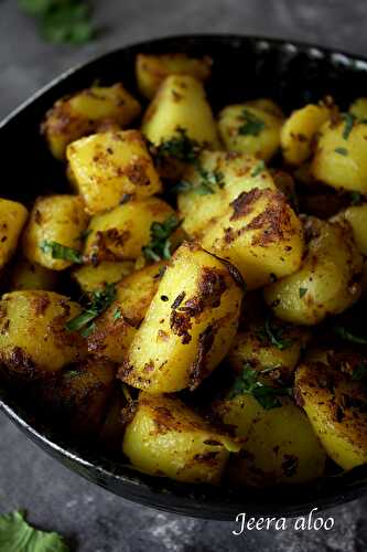 Jeera aloo, pommes de terre sautées au cumin