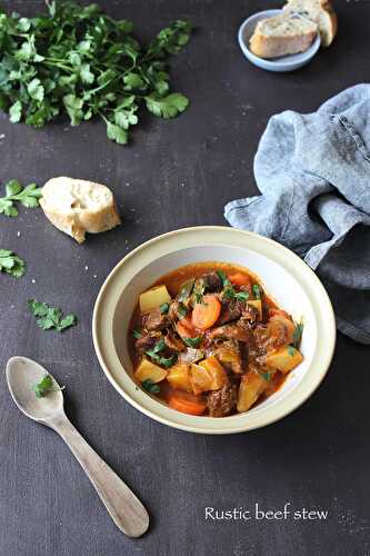 Mijoté de boeuf aux légumes