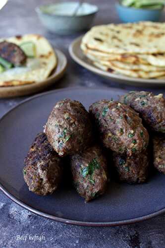 Naanwich aux keftas de boeuf