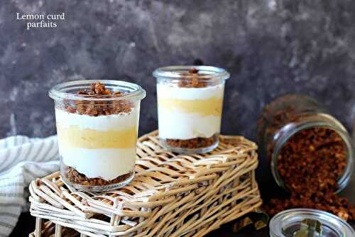 Parfaits au lemon curd