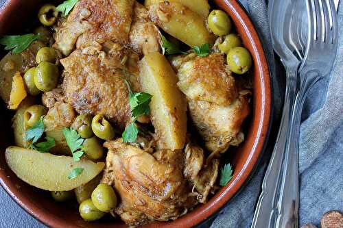 Poulet aux olives