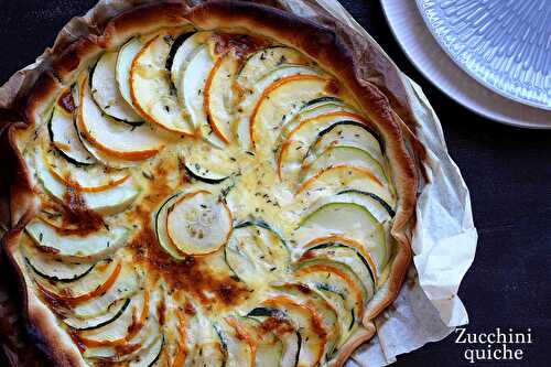 Quiche aux courgettes