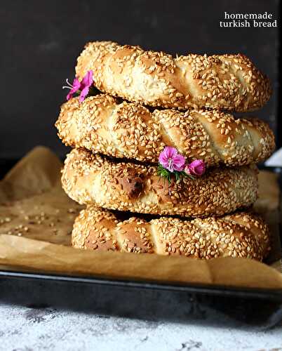 Simit, pains turcs au sésame