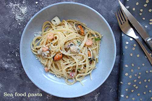 Spaghetti aux fruits de mer