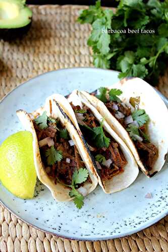 Tacos au boeuf barbacoa