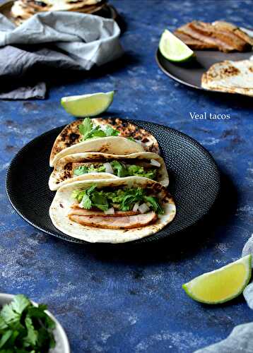 Tacos de veau façon carne asada