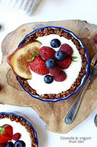 Tartelettes de granola au yaourt