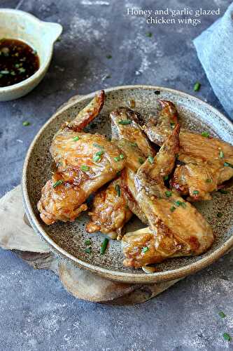 Wings de poulet au miel et à l'ail