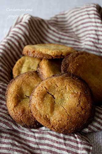 Biscuits au gingembre et à la cardamome